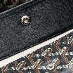 مملوكة مسبقًا Goyard Black Goyardine Saint Louis GM