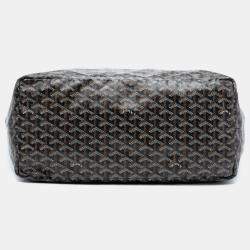 مملوكة مسبقًا Goyard Black Goyardine Saint Louis GM