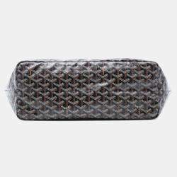 مملوكة مسبقًا Goyard Black Goyardine Saint Louis PM