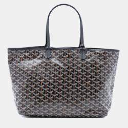 Pre Owned Goyard Black Goyardine Saint Louis PM
