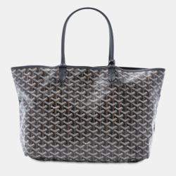 Pre Owned Goyard Black Goyardine Saint Louis PM