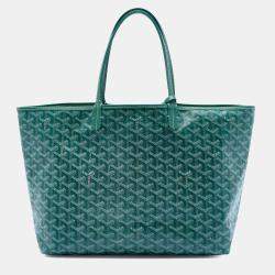 Pre Owned Goyard Green Goyardine Saint Louis PM