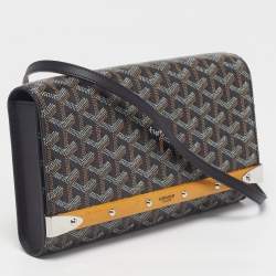 مملوكة مسبقًا حقيبة كلتش جويارد مونت كارلو بوا كانفاس أزرق مقوى