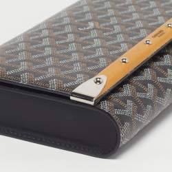 مملوكة مسبقًا حقيبة كلتش جويارد مونت كارلو بوا كانفاس أزرق مقوى