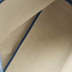 Pre Owned Goyard Artois PM Blue Goyardine Coated Canvas Tote