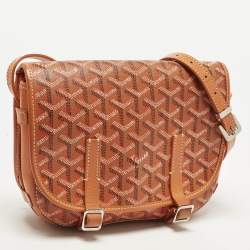 Pre Owned حقيبة جويارد بلفدر كانفاس مقوى طباعة شيفرون برتقالية