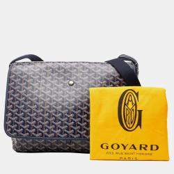 Pre Owned Goyard Blue Goyardine Capetien MM Messenger Bag