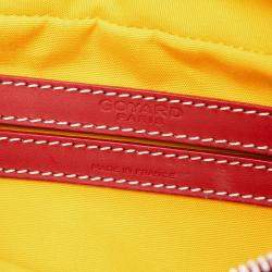 Pre Owned Goyard Red Goyardine Sac Cap Vert
