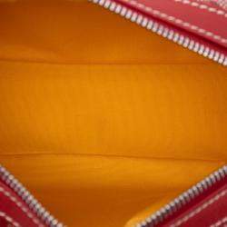 Pre Owned Goyard Red Goyardine Sac Cap Vert