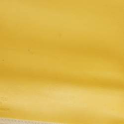 Pre Owned Goyard Monte Carlo Bois Yellow Goyardine Coated Canvas and Leather Clutch