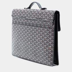Pre Owned Goyard Black Goyardine Serviette Chypre