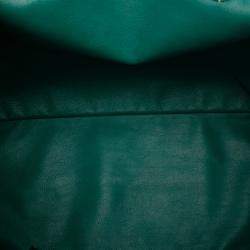 Pre Owned Goyard Green Goyardine Reversible Anjou PM