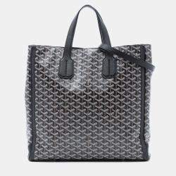 Pre Owned Goyard Black Goyardine Voltaire