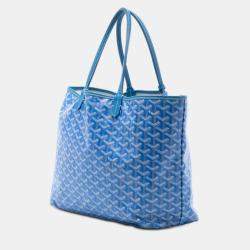 Pre Owned Goyard Blue Goyardine Saint Louis PM