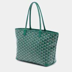 Pre Owned Goyard Green Goyardine Artois PM