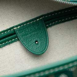 Pre Owned Goyard Green Goyardine Artois PM