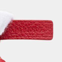 Pre Owned Goyard Red Goyardine Saint Louis GM