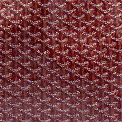 Pre Owned Goyard Red Goyardine Saint Louis GM