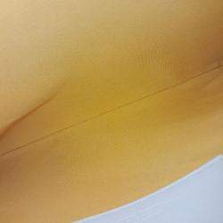 Pre Owned Goyard White PVC Senna MM