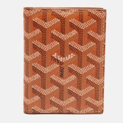مملوكة مسبقًا Goyard Saint Marc Orange Goyardine Coated Canvas Card Holder  
