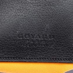 Pre Owned Goyard Black Goyardine Senat MM