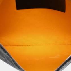 Pre Owned Goyard Black Goyardine Senat MM