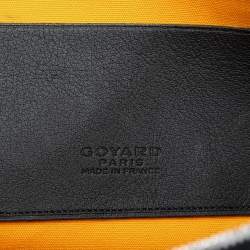 Pre Owned Goyard Black Goyardine Senat MM
