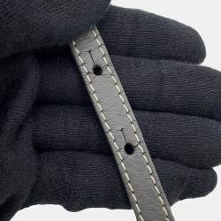 Pre Owned Goyard Alto Hat Box Trunk PM Grey Goyardine Canvas Leather Trunk Bag