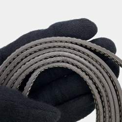 Pre Owned Goyard Alto Hat Box Trunk PM Grey Goyardine Canvas Leather Trunk Bag