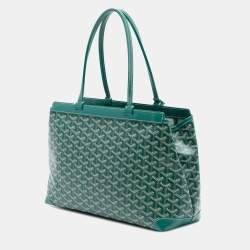 Pre Owned Goyard Green Goyardine Bellechasse PM