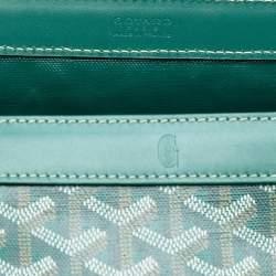 Pre Owned Goyard Green Goyardine Bellechasse PM