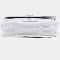 Pre Owned Goyard White Goyardine Belvedere II PM