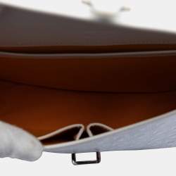 Pre Owned Goyard White Goyardine Belvedere II PM