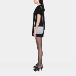 Pre Owned Goyard White Goyardine Belvedere II PM