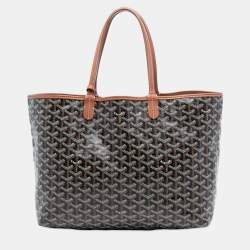 مملوكة مسبقًا Goyard Black Goyardine Saint Louis PM