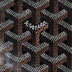 Pre Owned Goyard Black Goyardine Saint Louis GM