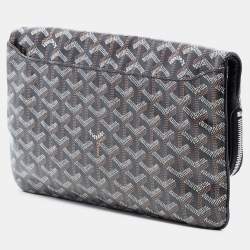 Pre Owned Goyard Black Goyardine Sainte Marie MM