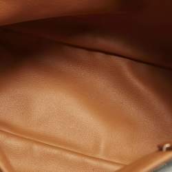 Pre Owned حقيبة يد غويارد أنجو صغيرة قماش مقوى غوياردين بني