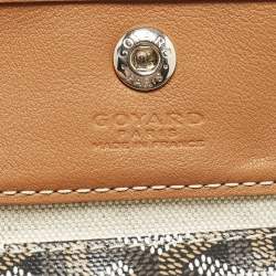 Pre Owned حقيبة يد غويارد أنجو صغيرة قماش مقوى غوياردين بني