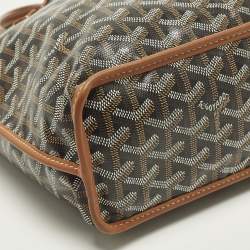 Pre Owned حقيبة يد غويارد أنجو صغيرة قماش مقوى غوياردين بني