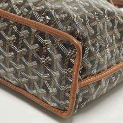 Pre Owned حقيبة يد غويارد أنجو صغيرة قماش مقوى غوياردين بني