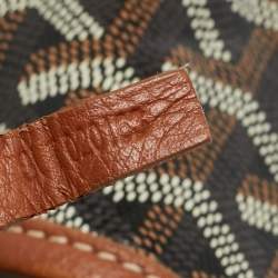 Pre Owned Goyard Saint Louis GM Brown Goyardine Coated Canvas Tote