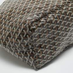 Pre Owned Goyard Saint Louis GM Brown Goyardine Coated Canvas Tote