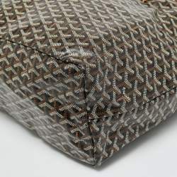 Pre Owned Goyard Saint Louis GM Brown Goyardine Coated Canvas Tote