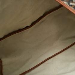 Pre Owned Goyard Saint Louis GM Brown Goyardine Coated Canvas Tote