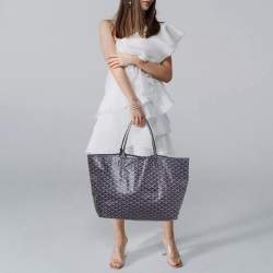 مملوكة مسبقًا حقيبة يد توتس جويارد سانت لويس قماش جوياردين مغلف باللون الأزرق GM