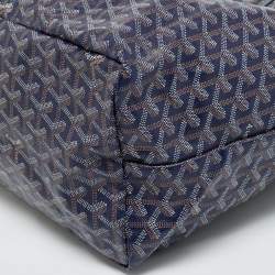 مملوكة مسبقًا حقيبة يد توتس جويارد سانت لويس قماش جوياردين مغلف باللون الأزرق GM