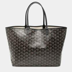مملوكة مسبقًا Goyard Black Goyardine Saint Louis PM