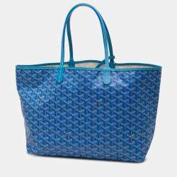 مملوكة مسبقًا حقيبة يد جويارد سان لويس نمط متعرج زرقاء متوسطة