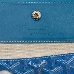 مملوكة مسبقًا حقيبة يد جويارد سان لويس نمط متعرج زرقاء متوسطة